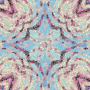 Sorunsuz mozaik sanat desen