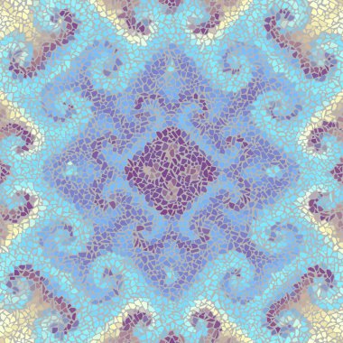 Sorunsuz mozaik sanat desen