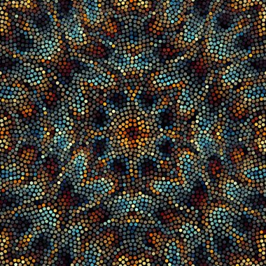 Sorunsuz mozaik sanat desen