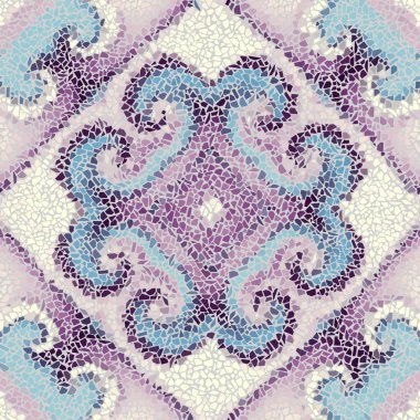 Sorunsuz mozaik sanat desen