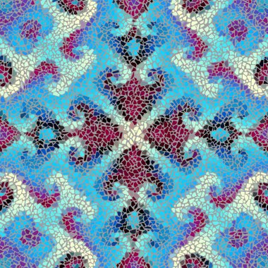 Sorunsuz mozaik sanat desen