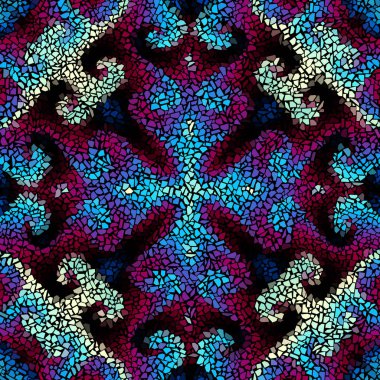 Sorunsuz mozaik sanat desen