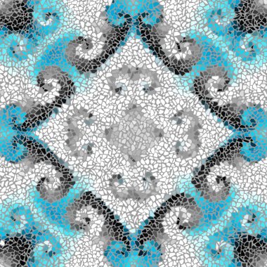 Sorunsuz mozaik sanat desen