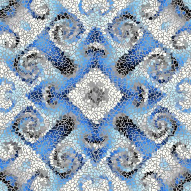 Sorunsuz mozaik sanat desen