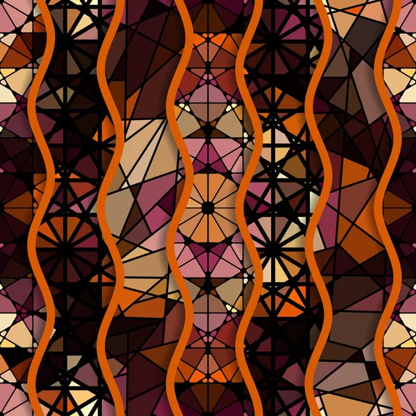 Geometrisch abstract patroon. — Stockvector