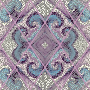 Dikişsiz mozaik desen