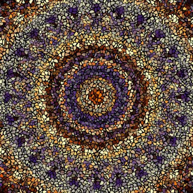 Sorunsuz mozaik sanat desen