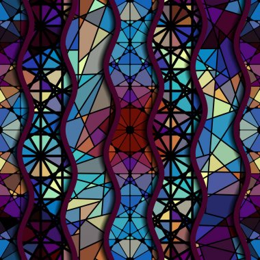 Geometrik soyut desen.