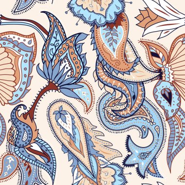 Dikişsiz desen desenli.