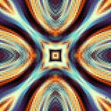 Geometrik soyut desen.