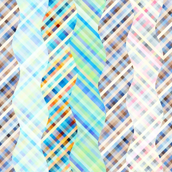 Fundo sem emenda. Padrão diagonal abstrato geométrico em estilo de arte de pixel poli baixo . — Vetor de Stock