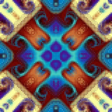 Geometrik soyut desen.