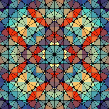 Geometrik soyut desen.