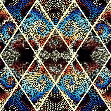 Dikişsiz mozaik desen