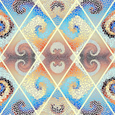 Dikişsiz mozaik desen