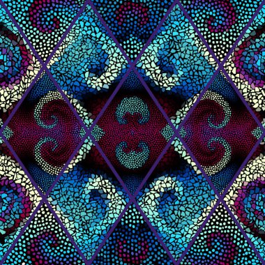 Dikişsiz mozaik desen