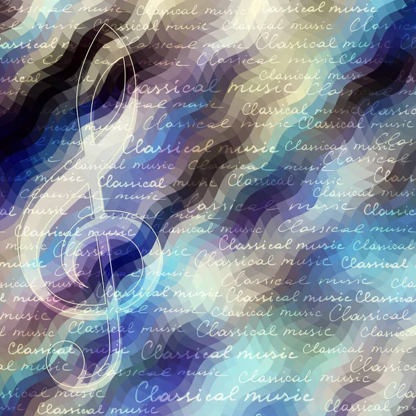Κλασική μουσική backhround — Διανυσματικό Αρχείο