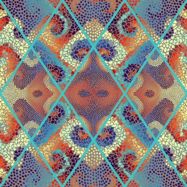 Dikişsiz mozaik desen