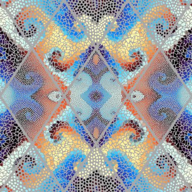 Dikişsiz mozaik desen