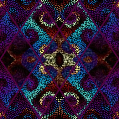 Dikişsiz mozaik desen