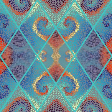 Dikişsiz mozaik desen