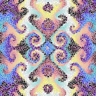 Sorunsuz mozaik sanat desen