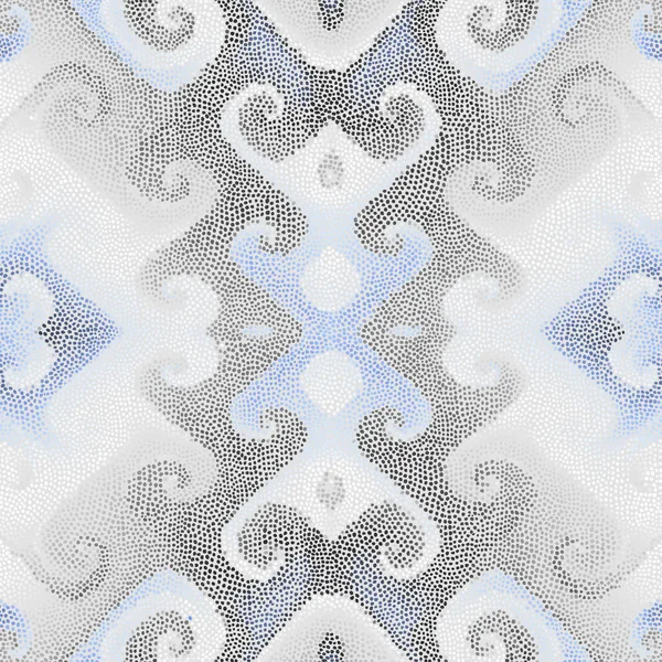 Motif d'art mosaïque sans couture — Image vectorielle