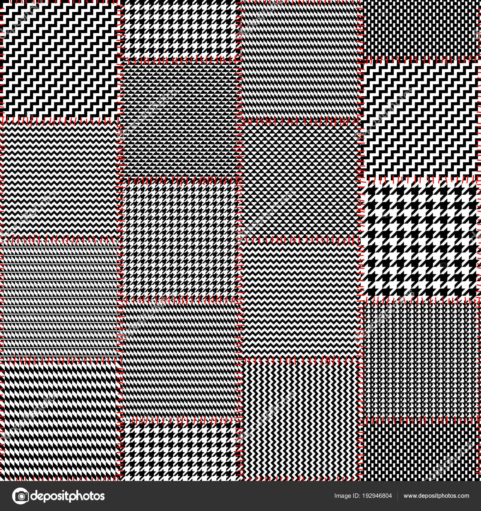 Glen Plaid Pattern Vector Image By C Kastanka Vector Stock
