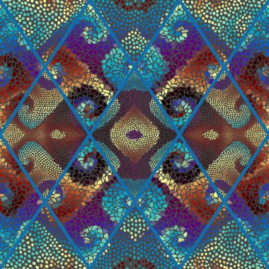 Dikişsiz mozaik desen