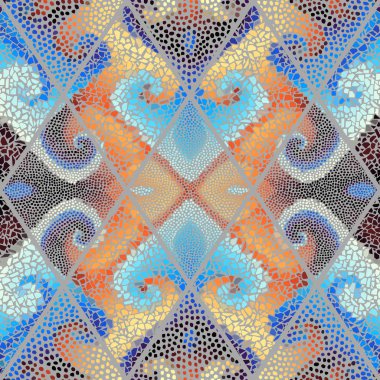 Dikişsiz mozaik desen