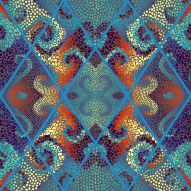 Dikişsiz mozaik desen