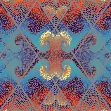 Dikişsiz mozaik desen