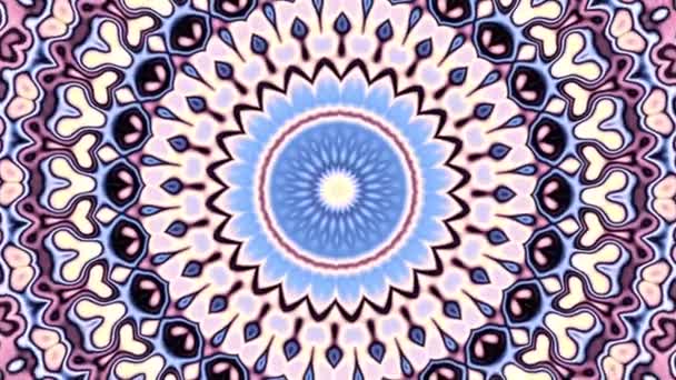 Spinning Mandala Schleife Hintergrund — Stockvideo