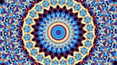 Süslemeli mandala döngü arkaplanı