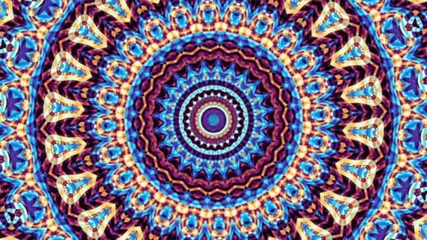 Ornate Mandala-Schleife Hintergrund — Stockvideo