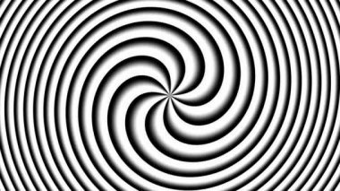 Sonsuz spiral. Kusursuz döngü görüntüsü.