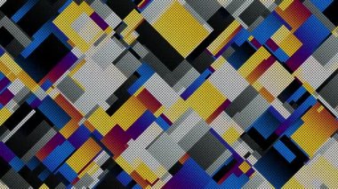 Gelecekçi soyut döngü arkaplanı