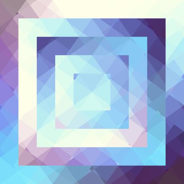 Düşük polimerli Geometrik desen.