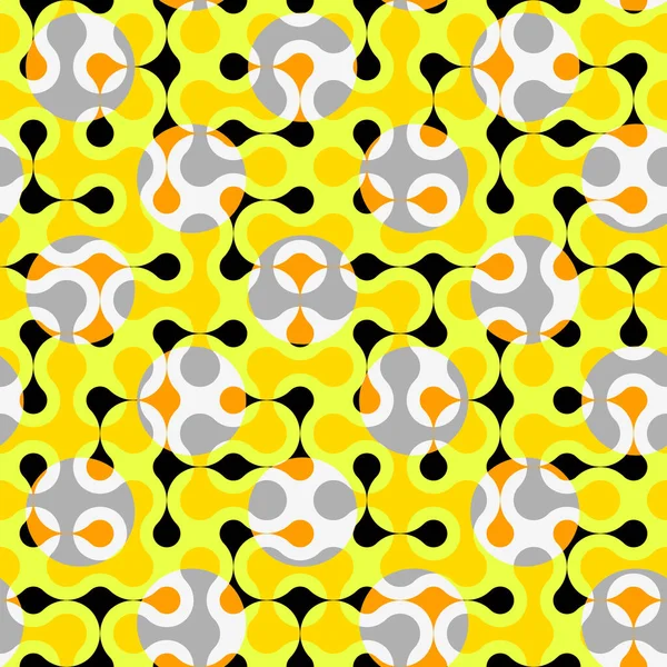 Clasic model de punct polka într-un stil colaj mozaic . — Vector de stoc