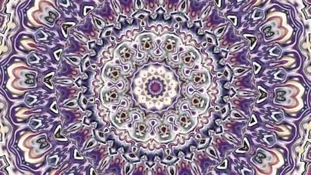 Ornate Mandala-Schleife Hintergrund — Stockvideo