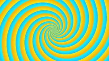 Sonsuz spiral. Kusursuz döngü görüntüsü.
