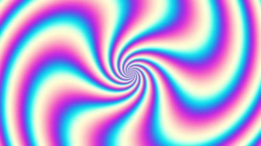 Sonsuz spiral. Kusursuz döngü görüntüsü.