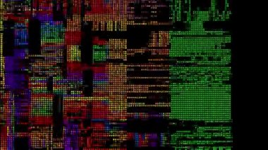 Gelecekçi soyut döngü arkaplanı