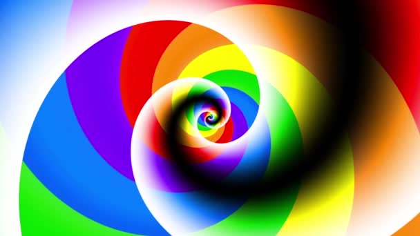 Spirale infinita. Filmati loop senza soluzione di continuità. — Video Stock