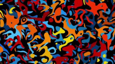 Psikedelik hareket arkaplanı