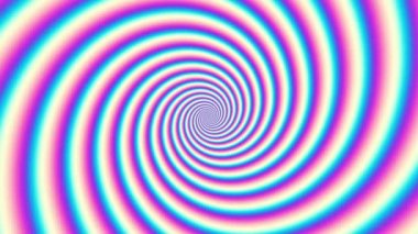 Sonsuz spiral. Kusursuz döngü görüntüsü.