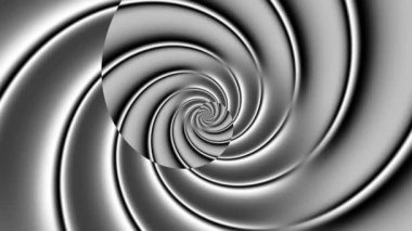 Sonsuz spiral. Kusursuz döngü görüntüsü.