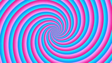 Sonsuz spiral. Kusursuz döngü görüntüsü.