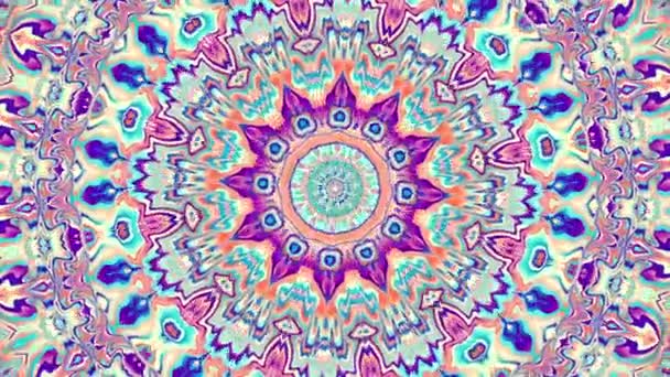 Ornate Mandala-Schleife Hintergrund — Stockvideo