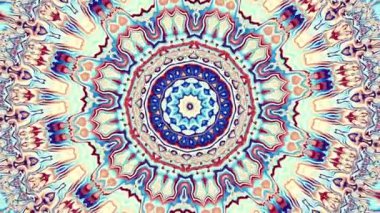 Süslemeli mandala döngü arkaplanı